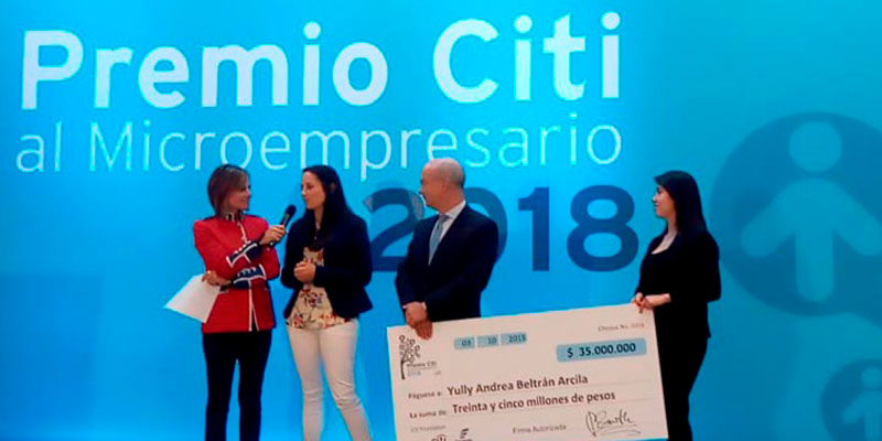 Micro-entrepreneurs of the year at the Citi Prize?>